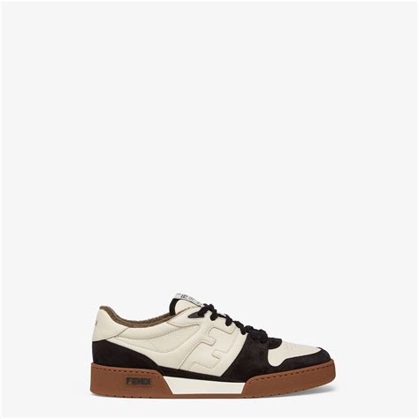 fendi match low tops in black suede|Men's Designer Fendi Match .